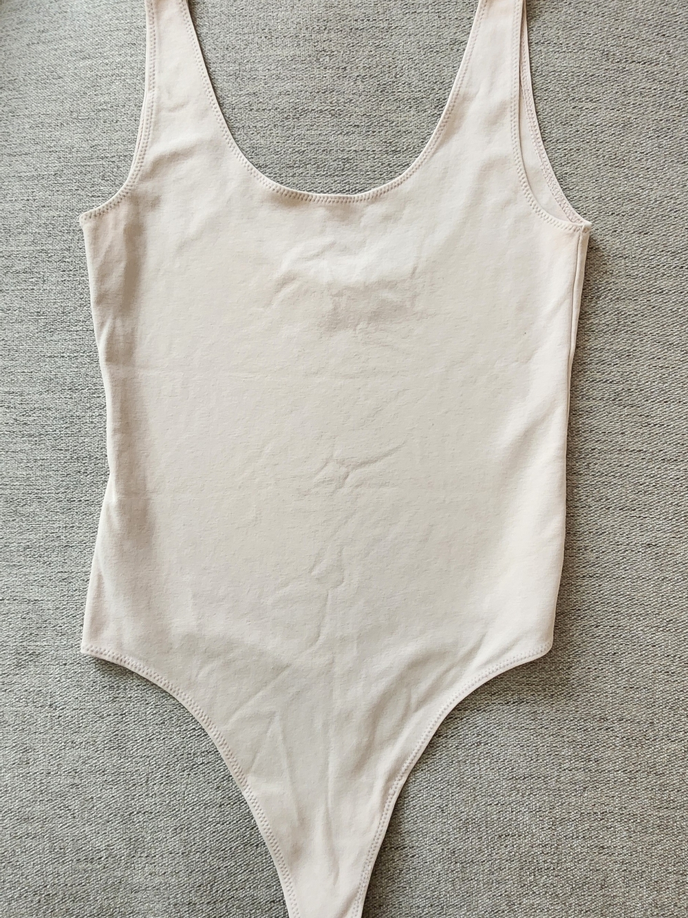 Wilfred Light Nude Scoop Neck One-Piece Bodysuit